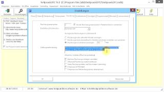 Heilpraktiker Software heilpraxisLIFE Einstellungen [upl. by Assirral]