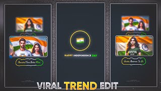 🇮🇳 Happy Independence Day Lyrics Video Editing in Alight Motion  15 August Special Video Editing [upl. by Pennington]