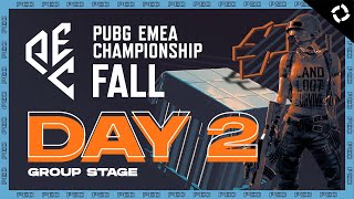 PUBG EMEA Championship Fall  Group Stage  Day 2 [upl. by Frye384]