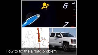 2014 Silverado airbag light fix here goes the answer [upl. by Orimisac930]