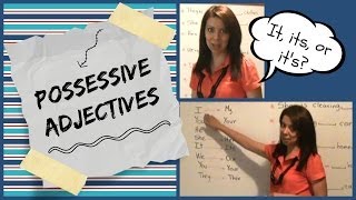 Possessive Adjectives [upl. by Aleacem]