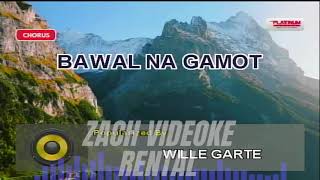 Bawal Na Gamot  Willy Garte Karaoke [upl. by Mahgem]