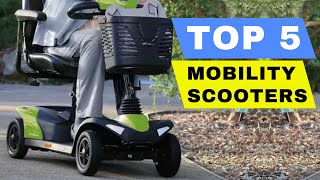 Top 5 Best Mobility Scooter 2024 Review  Best Folding Lightweight amp Electric Mobility Scooters [upl. by Robinett]