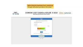 ComedK Registration and Application 2024comedk 2024 [upl. by Elynad823]