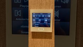 Control de 🔊audio escenas 🎬 y mucho más 🤩 con Z35 de ZennioSpanish para domotica knx‼️ [upl. by Modla]