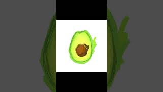 Abacate🥑🌰🧃 drawing cor art desenho draw digitalart arte speedpaint [upl. by Onofredo]