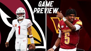 Can The Arizona Cardinals Survive Jayden Daniels And The Washington Commanders Game Preview [upl. by Htial]