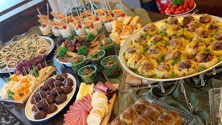 Party Appetizer Buffet Table  Galore Of Flavors [upl. by Auqenat722]