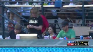 LADARI Dbacks fan catches two homers [upl. by Atworth581]