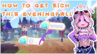 HOW TO GET RICH THIS EVENINGFALL ROYALE HIGH ROBLOX [upl. by Schoenburg]