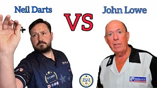 Neils Darts VS John Lowe 1 Leg [upl. by Anayk]