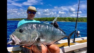 Popping amp Jigging Remote Vanuatu with DropCast Fishing [upl. by Ased]