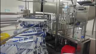 Doypack Spout Pouch Filling and Capping Machine for Liquid Chocolate Milk Cream or Baby Food Packing [upl. by Anaeirb]