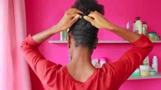 Coiffure Cheveux Crépus  Cornrow and Braid Updo [upl. by Adikram]