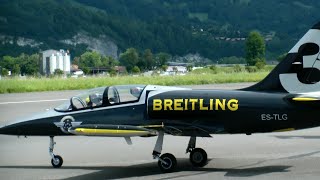 RC Model Jet Breitling Albatros L39 with a Frank FT180 turbine Swiss Championship 2014 Interlaken [upl. by Halimak83]