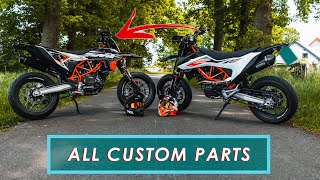 Everything I changed  KTM 690 SMC R Mods  Walkaround [upl. by Zealand]