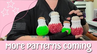 Making New Crochet Patterns ⭐ A Chaotic Week in My Life with a Sick Dog ⭐ Studio Vlog ⭐ New Patreon [upl. by Kentiggerma]