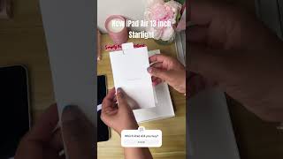 New 2024 iPad Air 13 inch M2 Starlight Unboxing ipad appleunboxing apple ipadpro ipadair [upl. by Dogs160]