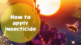 How to apply Imidacloprid insecticide [upl. by Anoli]