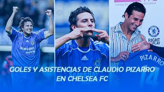 Goles y asistencias de Claudio Pizarro en Chelsea FC  20072008 [upl. by Aicineohp]