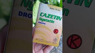 Obat jamuran cazetin nystatin nistatindrop [upl. by Talanian]