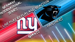 Giants vs Panthers Live Play by Play amp Reaction [upl. by Juxon]