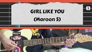 Girls Like You Maroon 5 guitar basic cover song [upl. by Helenka]