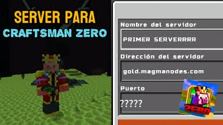 SERVER PARA CRAFTSMAN ZERO DE vicmaster  Primer Server [upl. by Llerrod115]