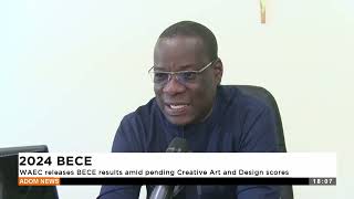 WAEC releases BECE results amid pending Creative Arts and Design scores Adom TV Evening News [upl. by Eedyaj643]