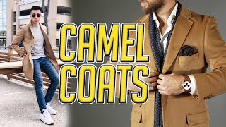 Casual VS Classy 2 Ways to Style a Camel Overcoat  Topcoat   Mens Fall Fashion [upl. by Kilian]