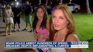 Miami PD Arrest Hundreds for Violating Spring Break Curfew [upl. by Bernarr]