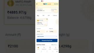 How to Make SIP of Your Gold Investment in Paytm Gold  Hindi [upl. by Fisa]