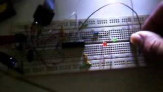 ATTINY2313 LED  SWITCH [upl. by Sharlene780]