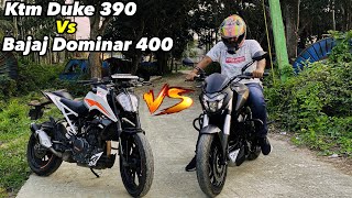 Ktm Duke 390 vs Bajaj Dominar 400  Honest￼ review  কোনটা কার জন্য বেস্ট ￼🤩🤩 [upl. by Staten]