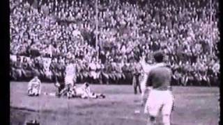 Warrington v Halifax 1954 Cup replay at Odsal [upl. by Leonie226]