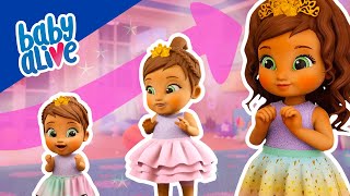 Baby Alive Official 👑 GROWING UP ⬆️ Princess Ellie Growing Up Doll 🌈 Kids Videos 💕 [upl. by Low401]