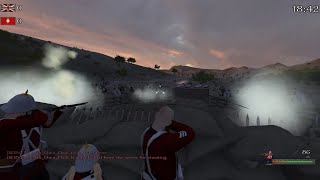 Old map Rorkes Drift dusk battle AZW mod in Mount amp Blade Warband Napoleonic Wars [upl. by Nnovahs]