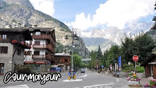 Courmayeur  Valea Aosta  Italia  4K [upl. by Muhcan]