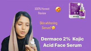 kojic acid ഉപയോഗിച്ചാൽ ശെരിക്കും വെളുക്കുമോDermaco 2 kojic acid review in Malayalam skincare yt [upl. by Ycnan500]