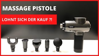 Effektive Massage mit Massagepistole  RENPHO mini  Massage Gun Test und Review 2022  Deutsch [upl. by Eillor]