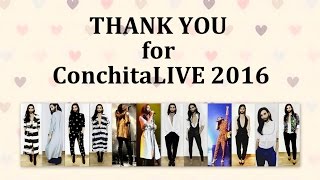 Thank you for ConchitaLIVE 2016 [upl. by Kailey]