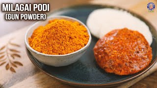 Gun Powder Recipe  Milagai Podi  Instant Chutney Powder  Idli Podi Recipe  Dry Chutney  Varun [upl. by Nnyltiak]