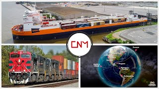 Así funcionará el Ferrobuque del Corredor Interoceánico del Istmo de Tehuantepec [upl. by Vitus]