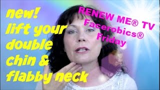 Tone up your Double Chin  Flabby Neck I Sagging Jowls with this Face Exercise  FACEROBICS® [upl. by Arno]