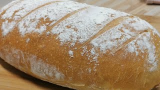 Weiches Brot lecker und einfach Mit wenig Zutaten und Aufwand Brot selber backen [upl. by Niwled406]