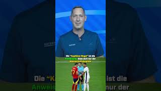 Die Regel von der EURO ⚽​🏆 gilt ab sofort auf allen Fußballplätzen bfv fussball [upl. by Berthoud669]