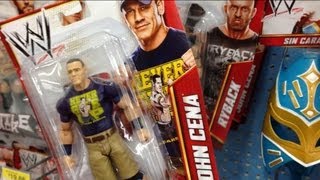 WWE FIGURE HUNT Walmart Superstars Entrances series 2 wrestling action figures aisle Mattel store [upl. by Nekcarb]