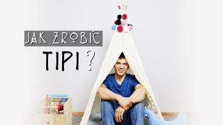 DIY  Jak zrobić tipi  Zaradni Rodzice [upl. by Fisa]