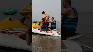 Jet ski in Mumbai Varsoli beach alibagh enjoy love lifeiswhatyoumakeit reels shortvideo [upl. by Avery545]