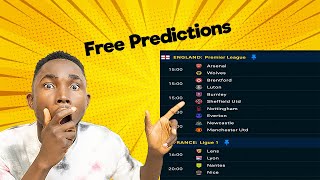 Today’s Free Betting Predictions  98 Winning Rate 🥳💰💰  FREE 7 matches [upl. by Huba]